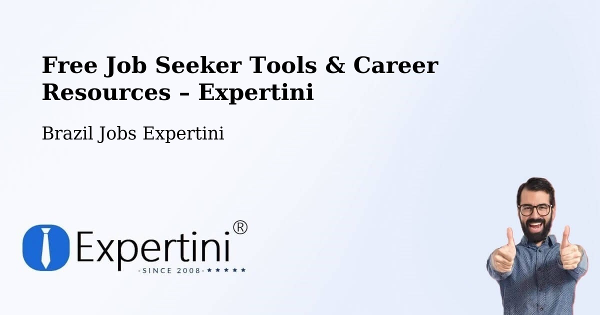 Free Job Seeker Tools & Career Resources – Mutuípe - Mutuípe, Brazil Jobs Expertini