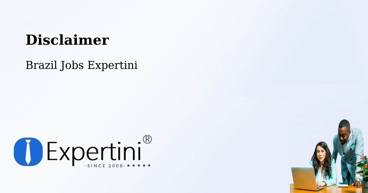 Disclaimer – Mutuípe - Brazil Jobs Expertini