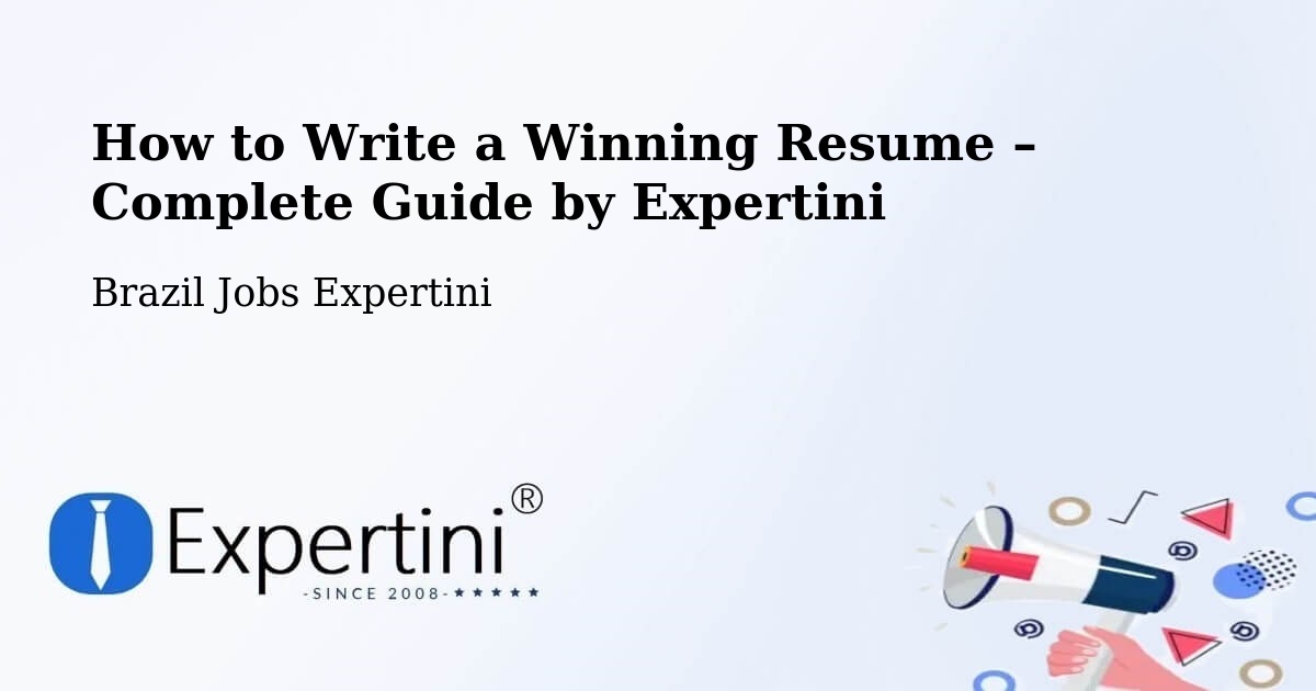 Resume Writing Guide for Job Seekers – Mutuípe - Mutuípe, Brazil Jobs Expertini